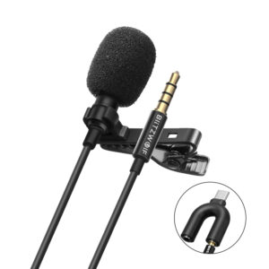 BlitzWolf BW-CM1 Mini Lavalier Microphone with Omnidirectional Mic