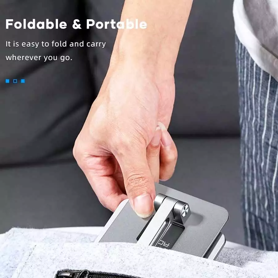 ROCK Adjustable Desktop Phone and Tablet Stand
