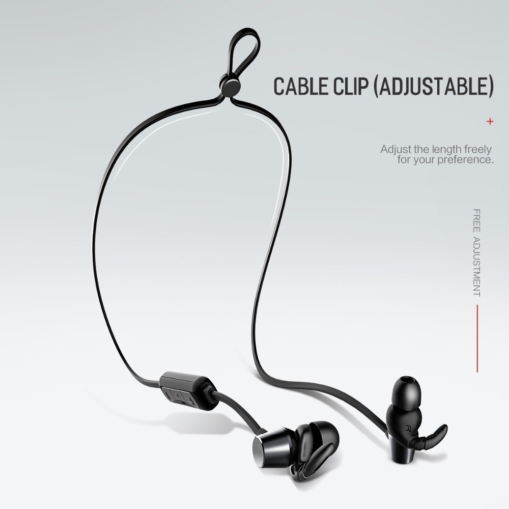 Features: Clear calls Hight sensitivity hidden mic Strong & durable Wireless & secure fit Soft & comfortable Bluetooth version 4.1 Pursue superior sound Magnet absorption tangle-free 10m long working distance Adjustable cable clip