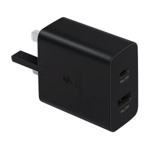 Samsung 35W PD Power Adapter Duo USB-C USB-A Ports Charger (UK 3 Pin)