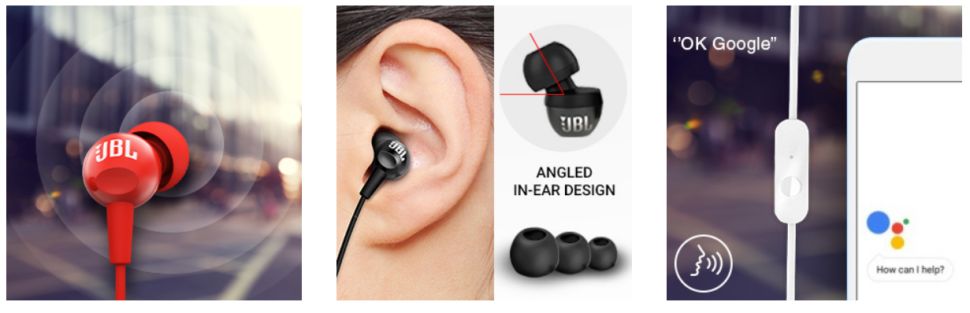 JBL C100SI In Ear Headphones 4