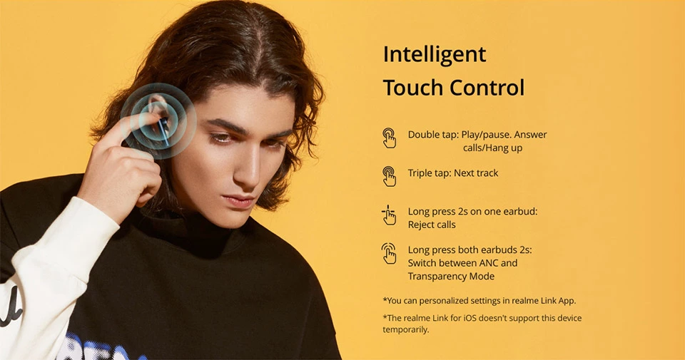 Realme Buds Air 2 with Active Noise Cancellation (ANC)