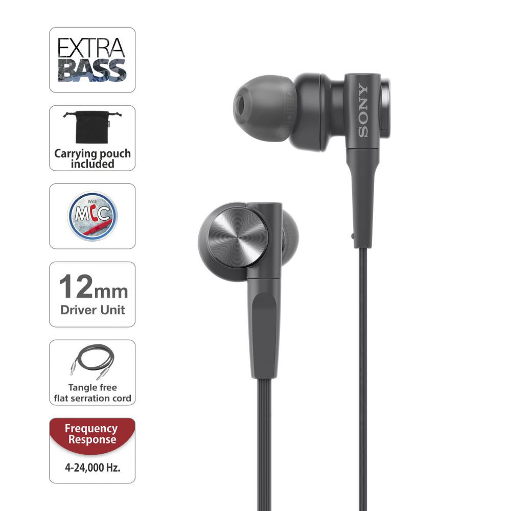 Sony MDR-XB55AP Wired Extra Bass in-Ear Headphones