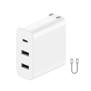 Xiaomi 2A1C 65W Charger 3 Output Ports USB-CUSB-A Fast Charging Adapter with Cable