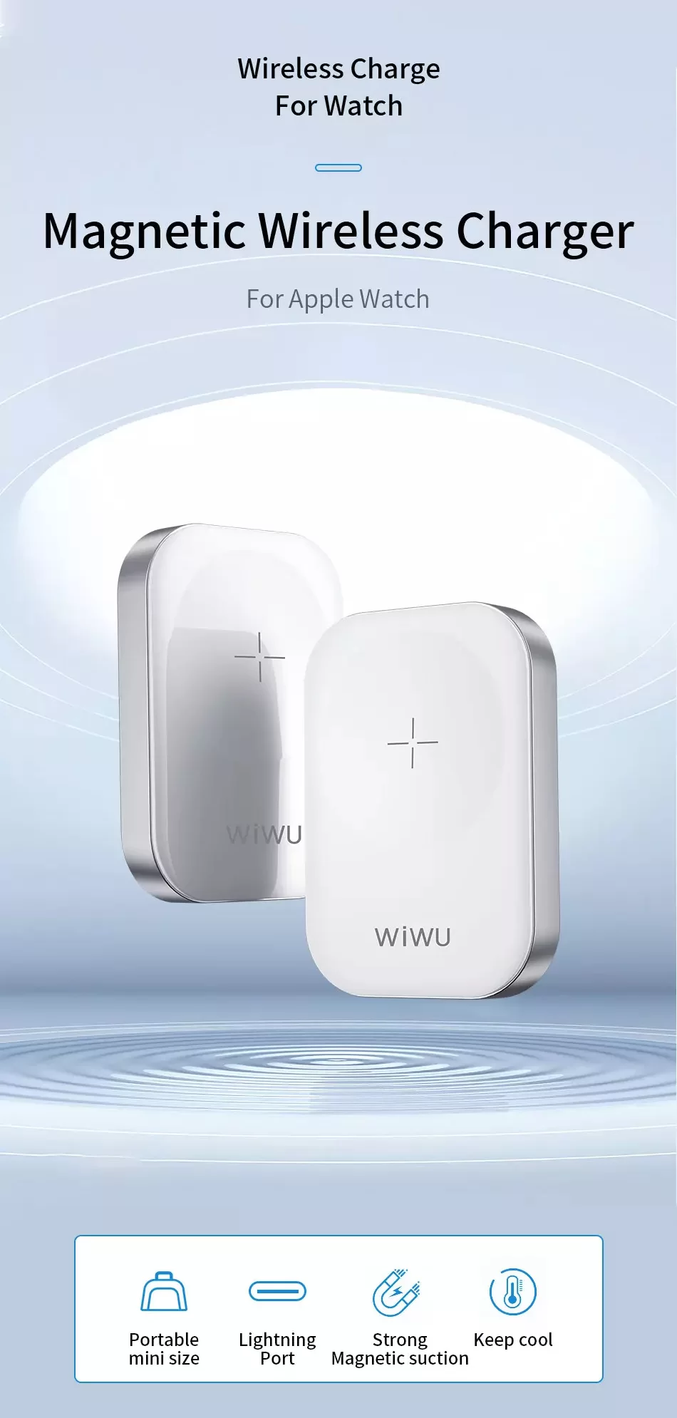 WiWU M16 Wireless Charger for Apple Watch