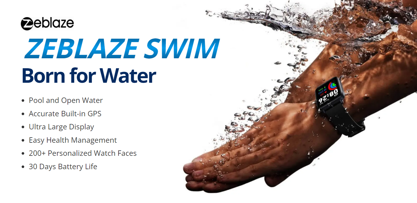 Zeblaze Swim Smart Watch Born for Water