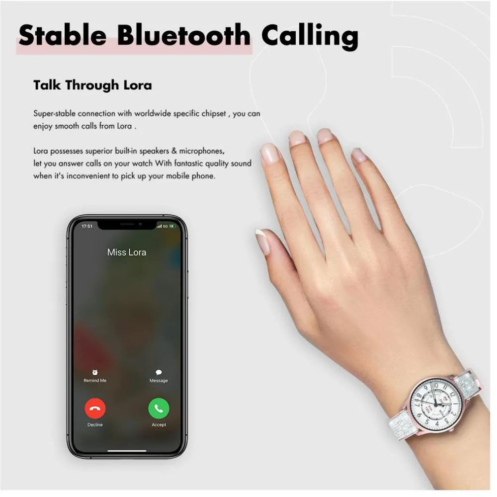 Xiaomi Kieslect Lora Lady Calling Smart Watch