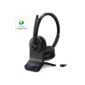 Anker PowerConf H500 with Charging Stand Bluetooth Headset Microphone
