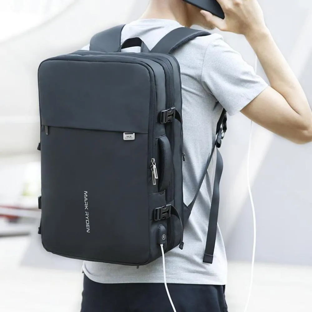 Mark Ryden MR-8057 Expandable Anti-theft Backpack Fit 17 inch Laptop Men’s Business Travel Bag