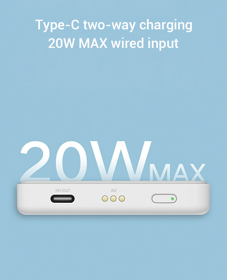 Xiaomi 5000mAh Magnetic Wireless Power Bank