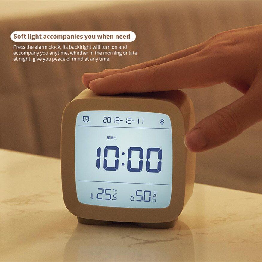 Xiaomi Youpin Qingping Mijia Bluetooth Alarm Clock Alarm Clock Temperature