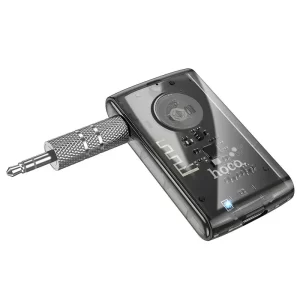 HOCO E66 Transparent Wireless Bluetooth 3.5mm AUX Audio Adapter