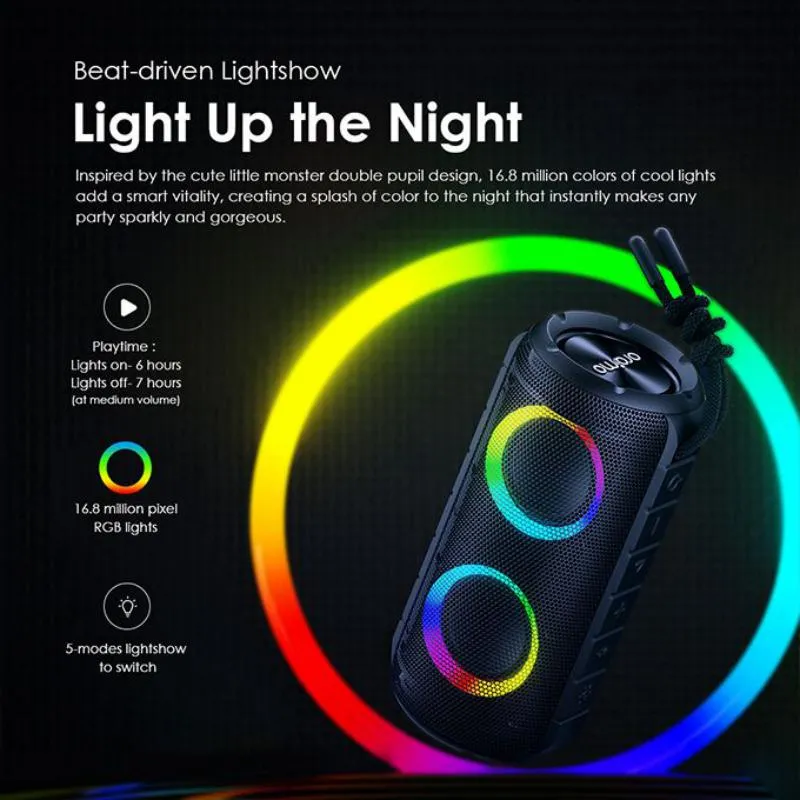 Oraimo Rover 12W RGB Lights Bluetooth Speaker