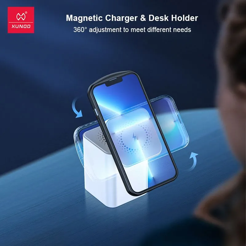XUNDD XDCH-041 4 in 1 Magnetic Wireless Desktop Charger