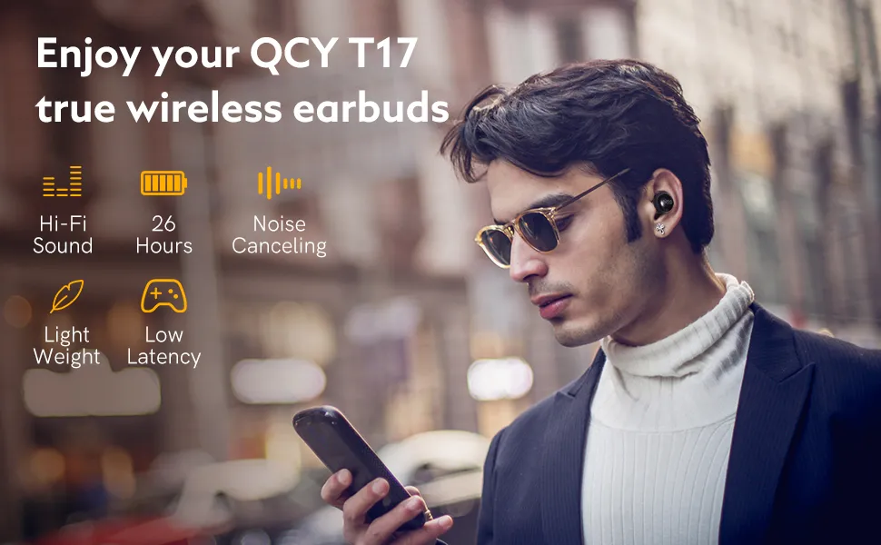 QCY T17 ENC True Wireless Earbuds