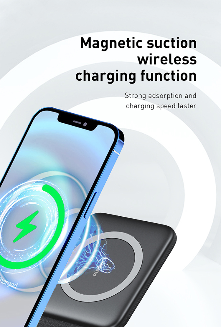 Recci Rcw13 15w Wireless Charger Detachable Bracket 3 in 1