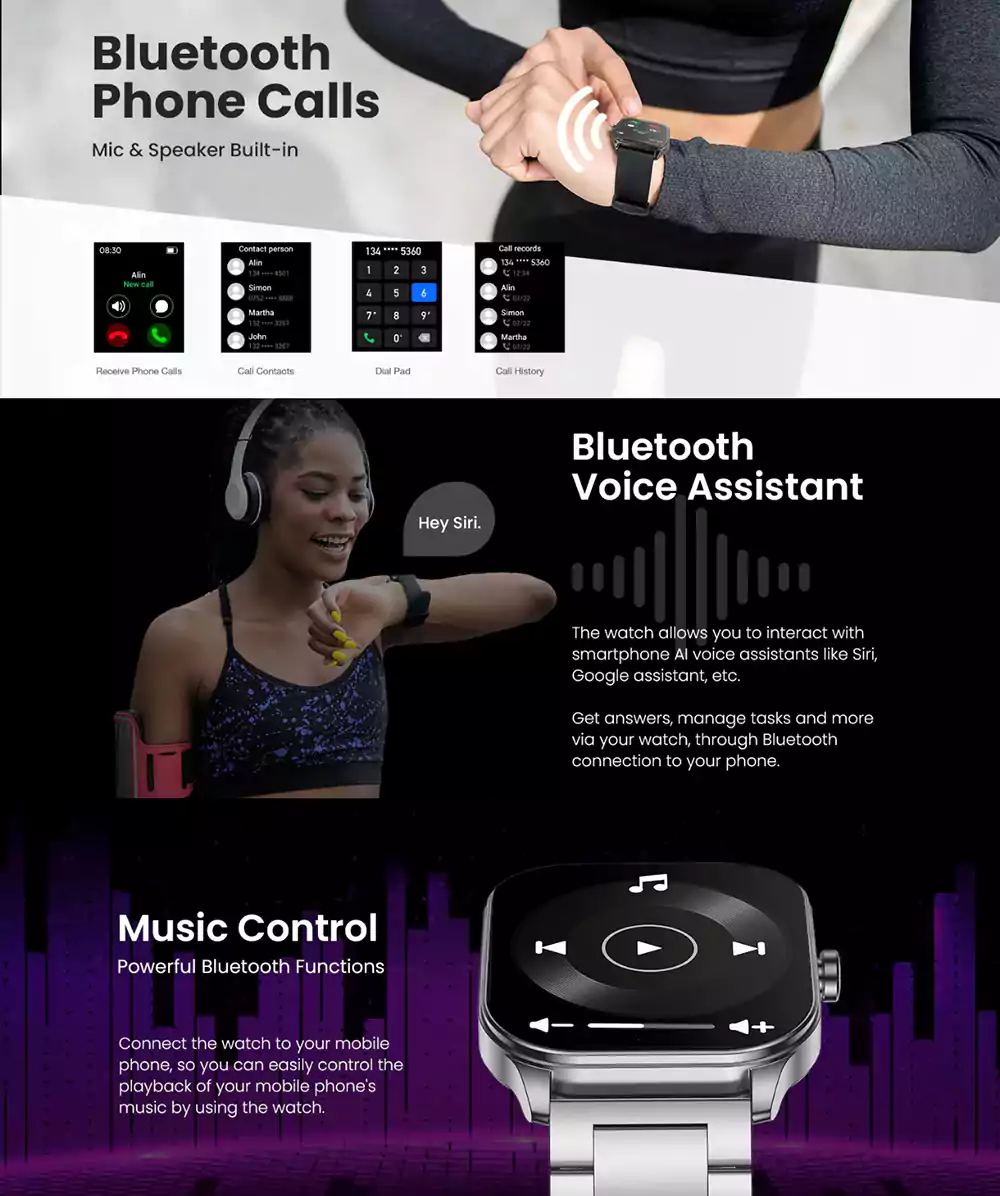 Amazfit Pop 3S Bluetooth Calling Smartwatch