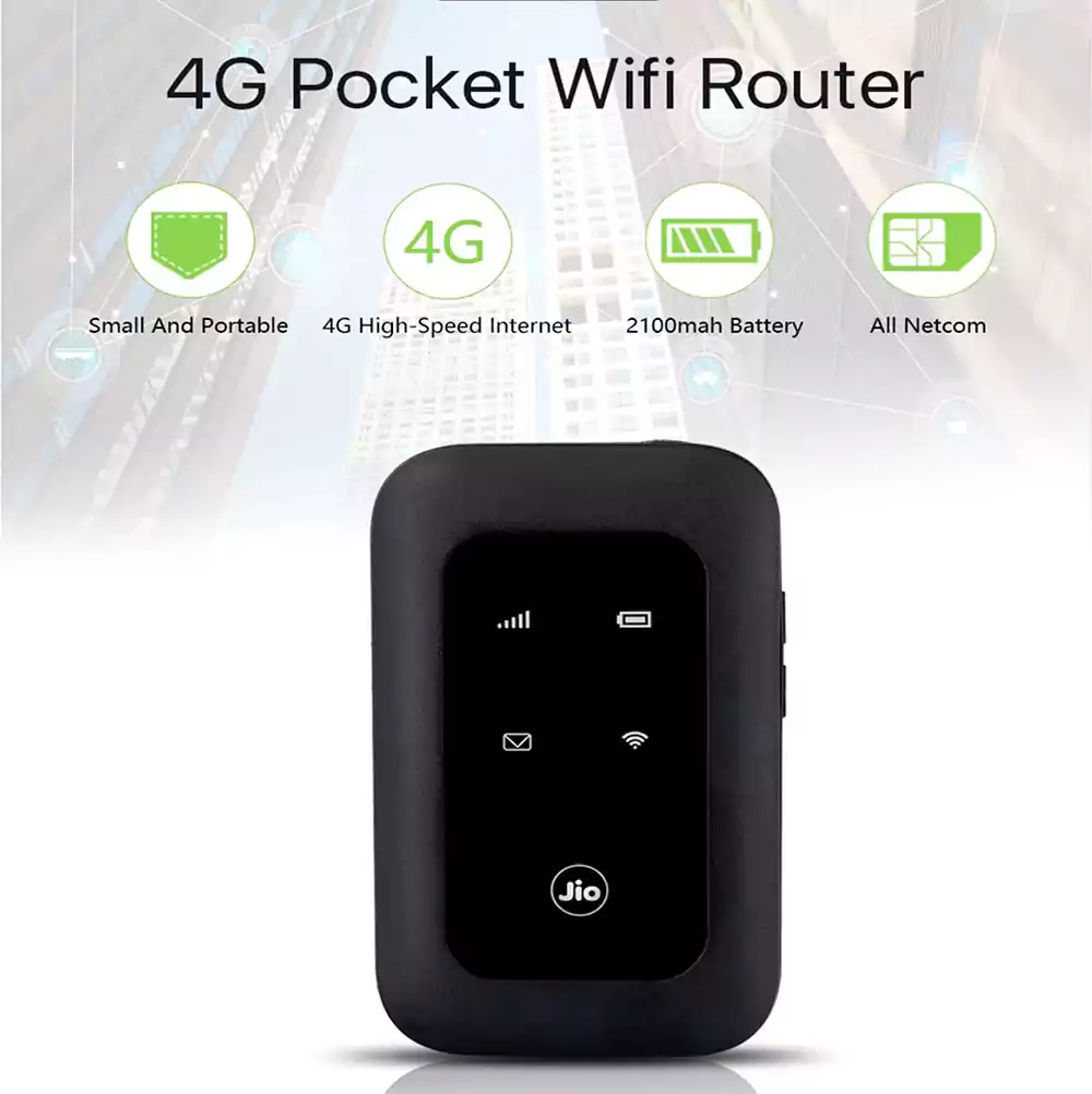 Jio 4G Plus LTE-Advanced Mobile Hotspot Router MF680s