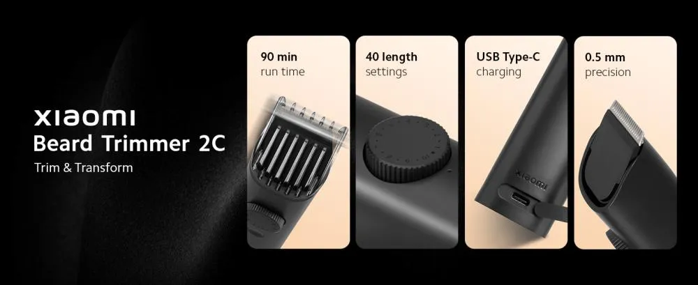 MI Xiaomi Beard Trimmer for Men 2C