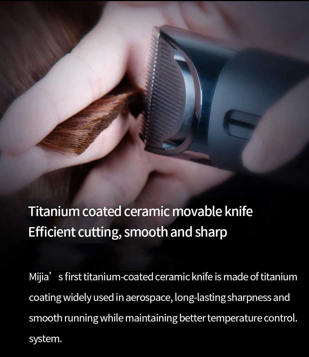 XIAOMI Mijia LFQ02KL -Smart Waterproof Hair Clipper Trimmer