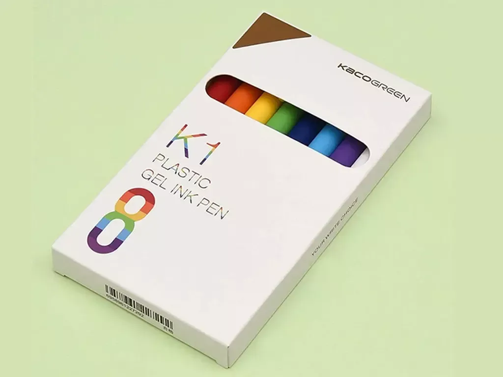 Xiaomi Youpin KACOGREEN K1 Plastic Gel Ink Pen 8Pcs