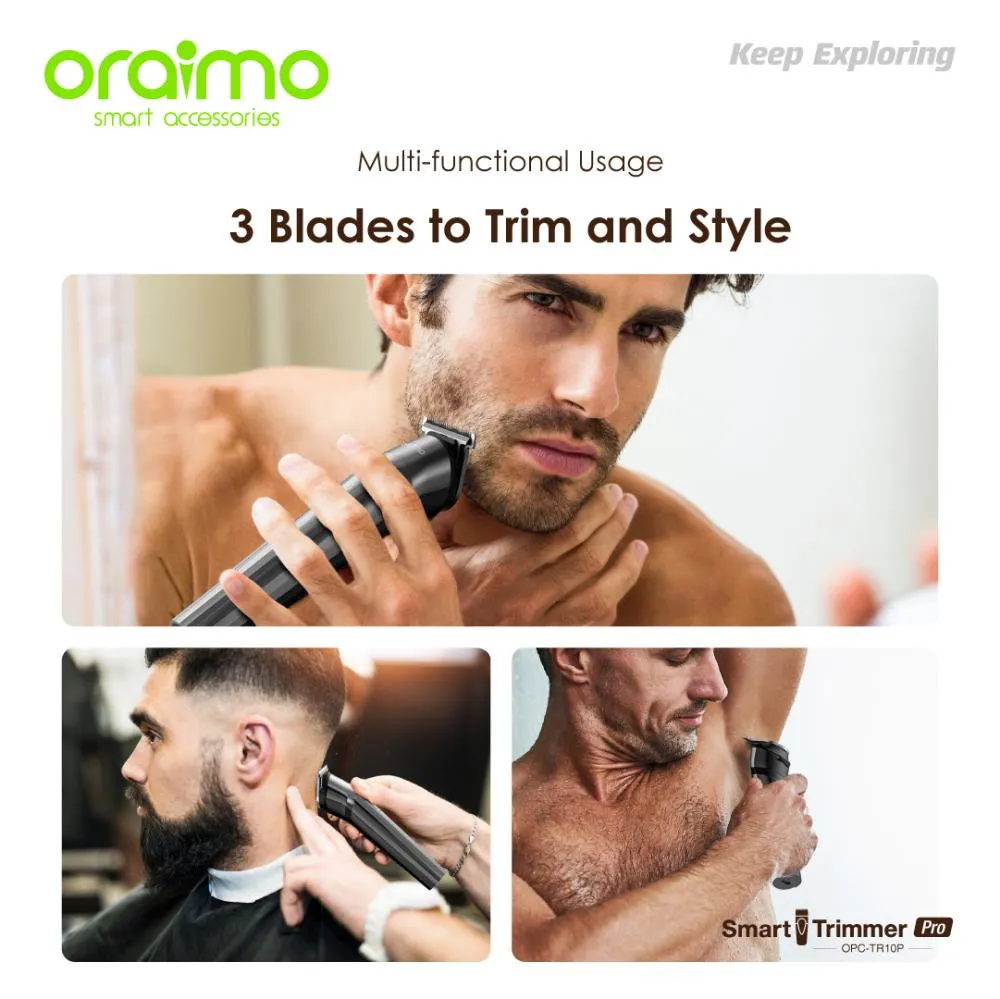 Oraimo OPC-TR10P SmartTrimmer Pro Grooming Kit Multi-functional Trimmer