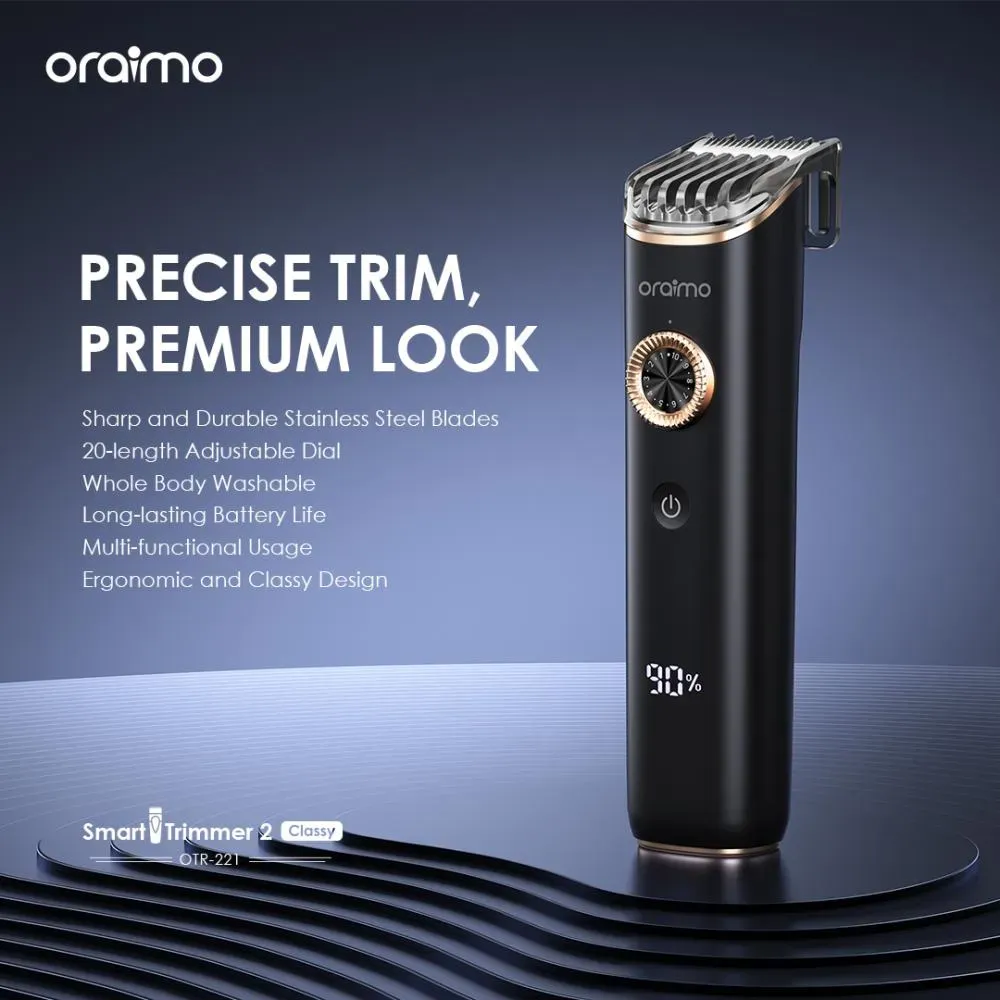 Oraimo OTR-221 SmartTrimmer 2 Multi-Functional Beard Trimmer