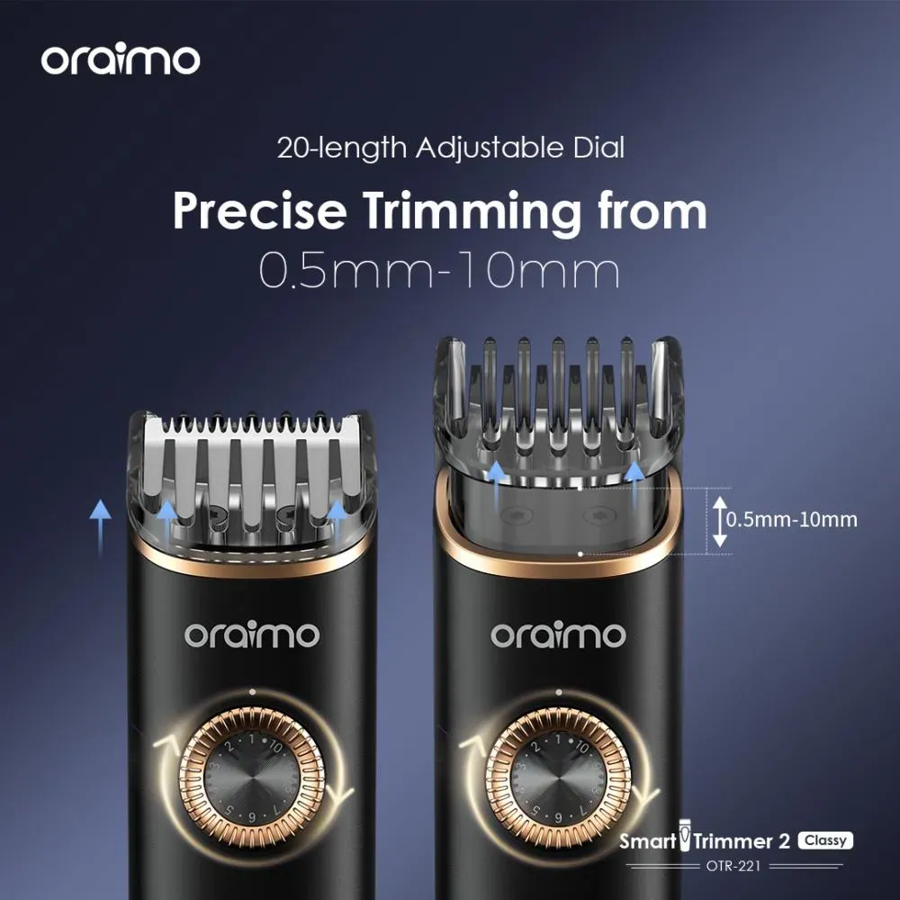 Oraimo OTR-221 SmartTrimmer 2 Multi-Functional Beard Trimmer