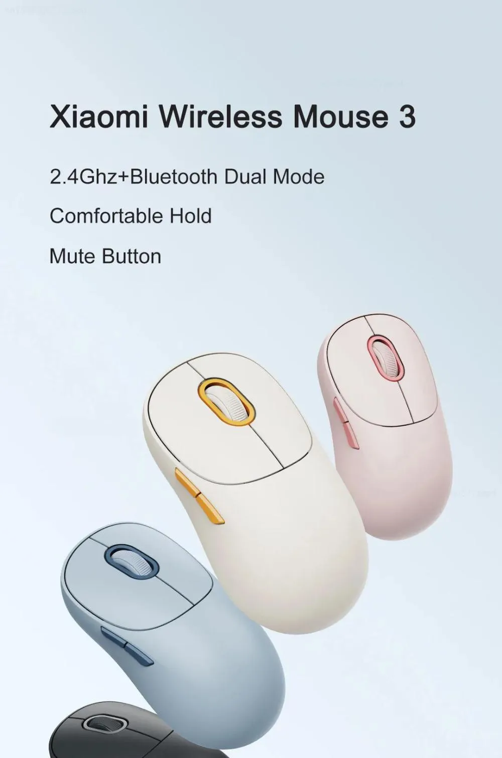 Xiaomi Wireless Mouse 3 Dual Mode 1200DPI