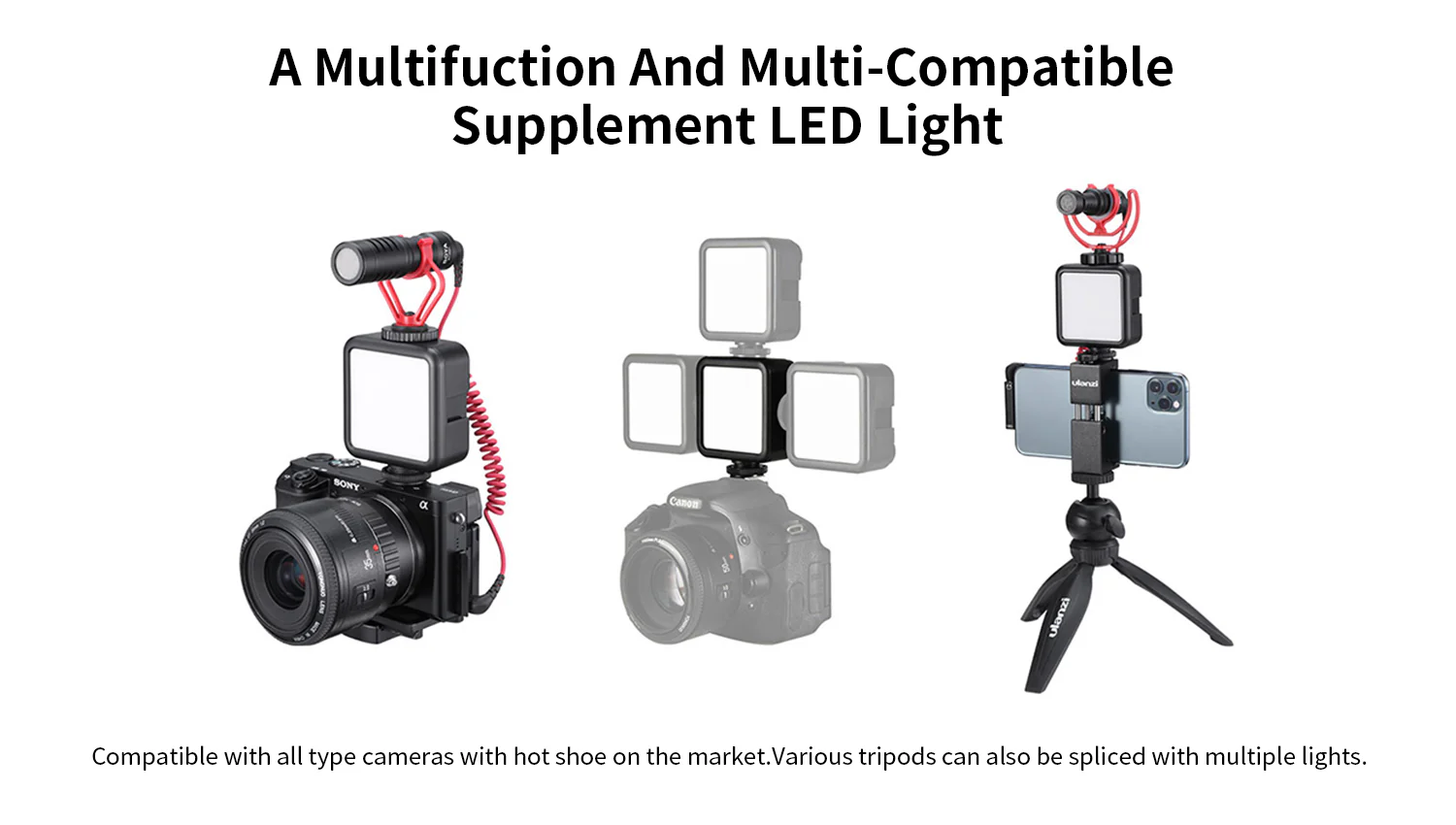 Ulanzi VL49 Rechargeable Mini LED Light 1672