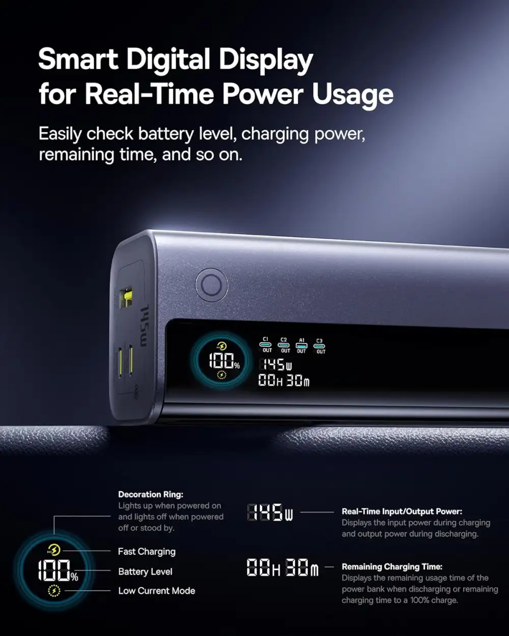 Baseus EnerGeek GR11 20000mAh 145W Power Bank