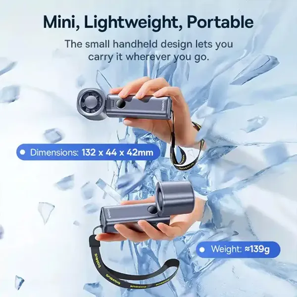 Baseus GoTrip DT1 High Speed Foldable Handheld Fan