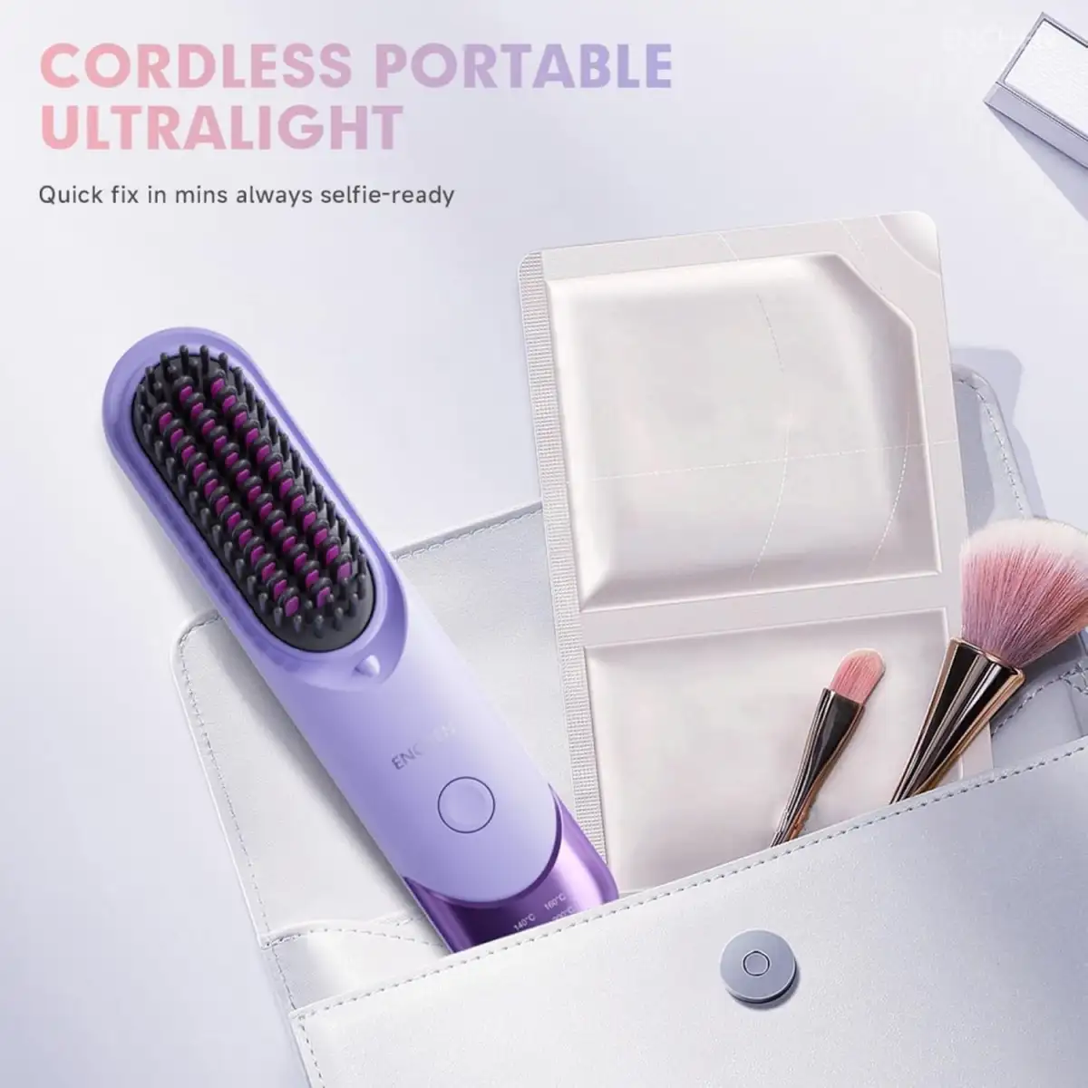Enchen H100 Cordless Portable Hair Straightener Brush