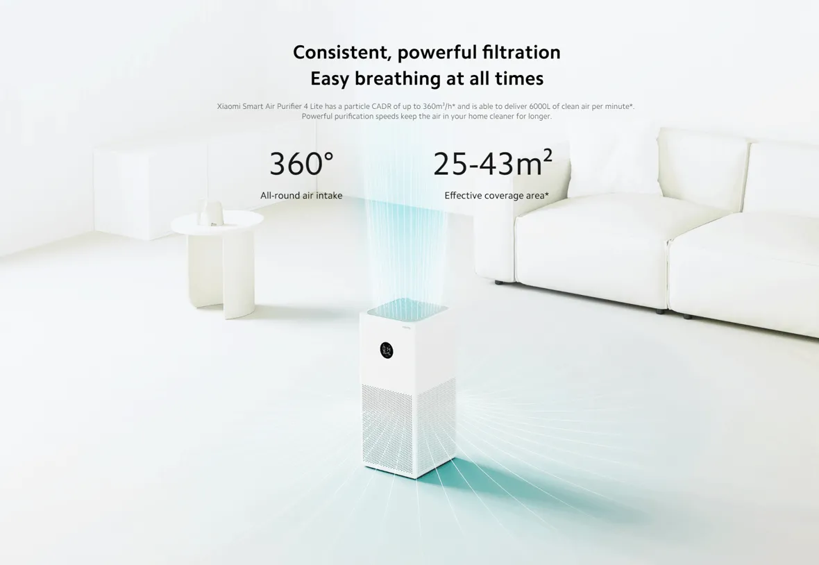 Xiaomi Smart Air Purifier 4 Lite