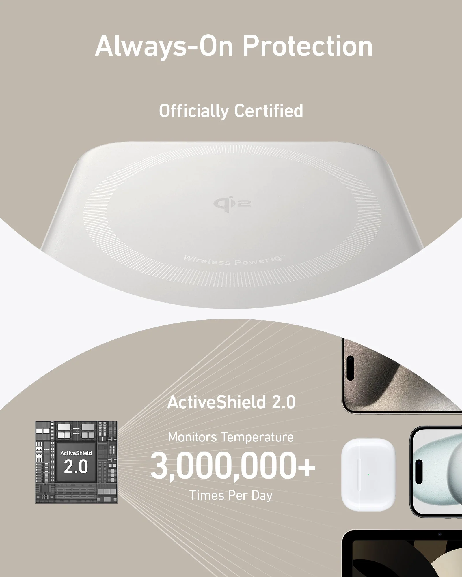 Anker A1654 MagGo MagSafe 10,000mAh Qi2 Certified Power Bank