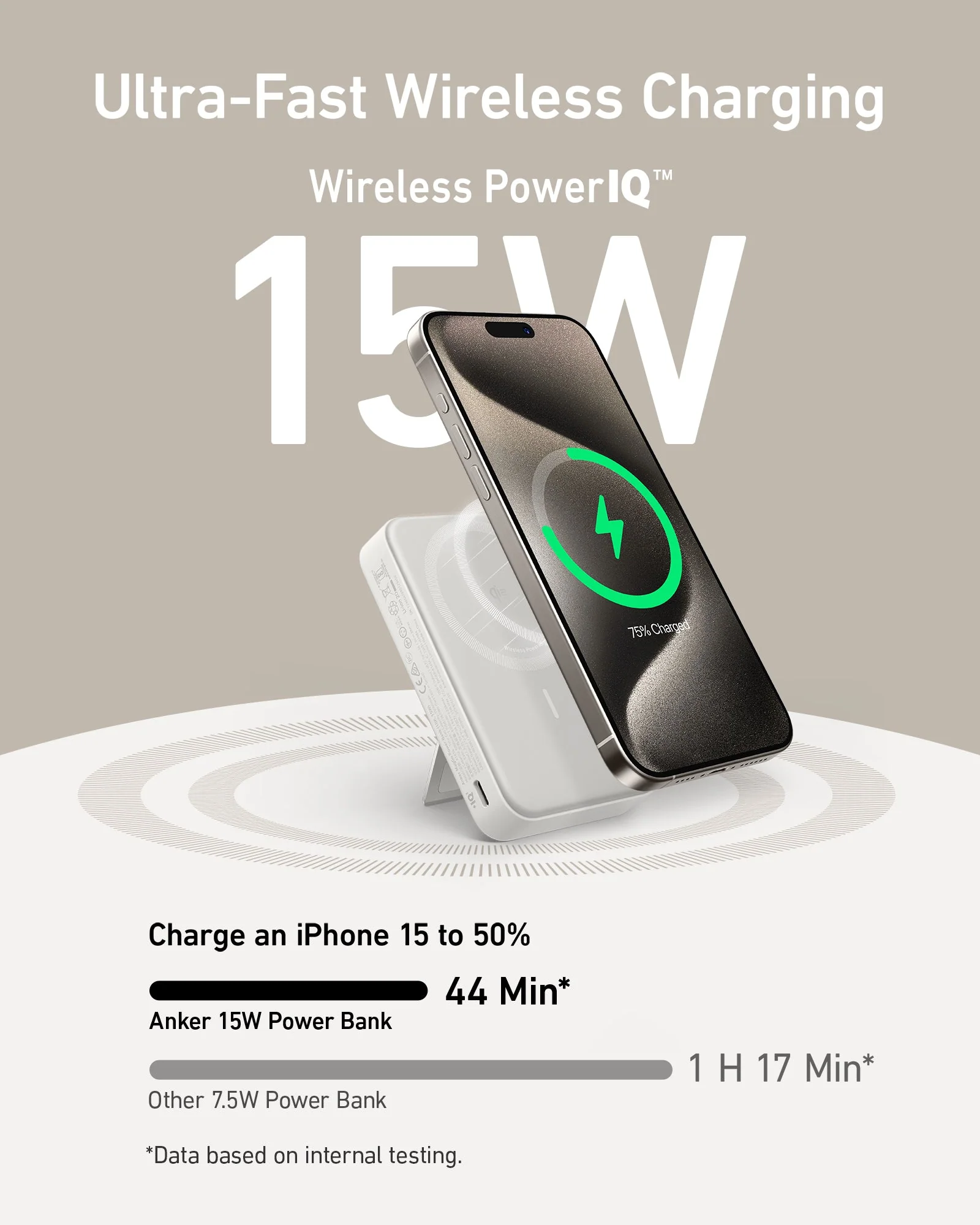 Anker A1654 MagGo MagSafe 10,000mAh Qi2 Certified Power Bank
