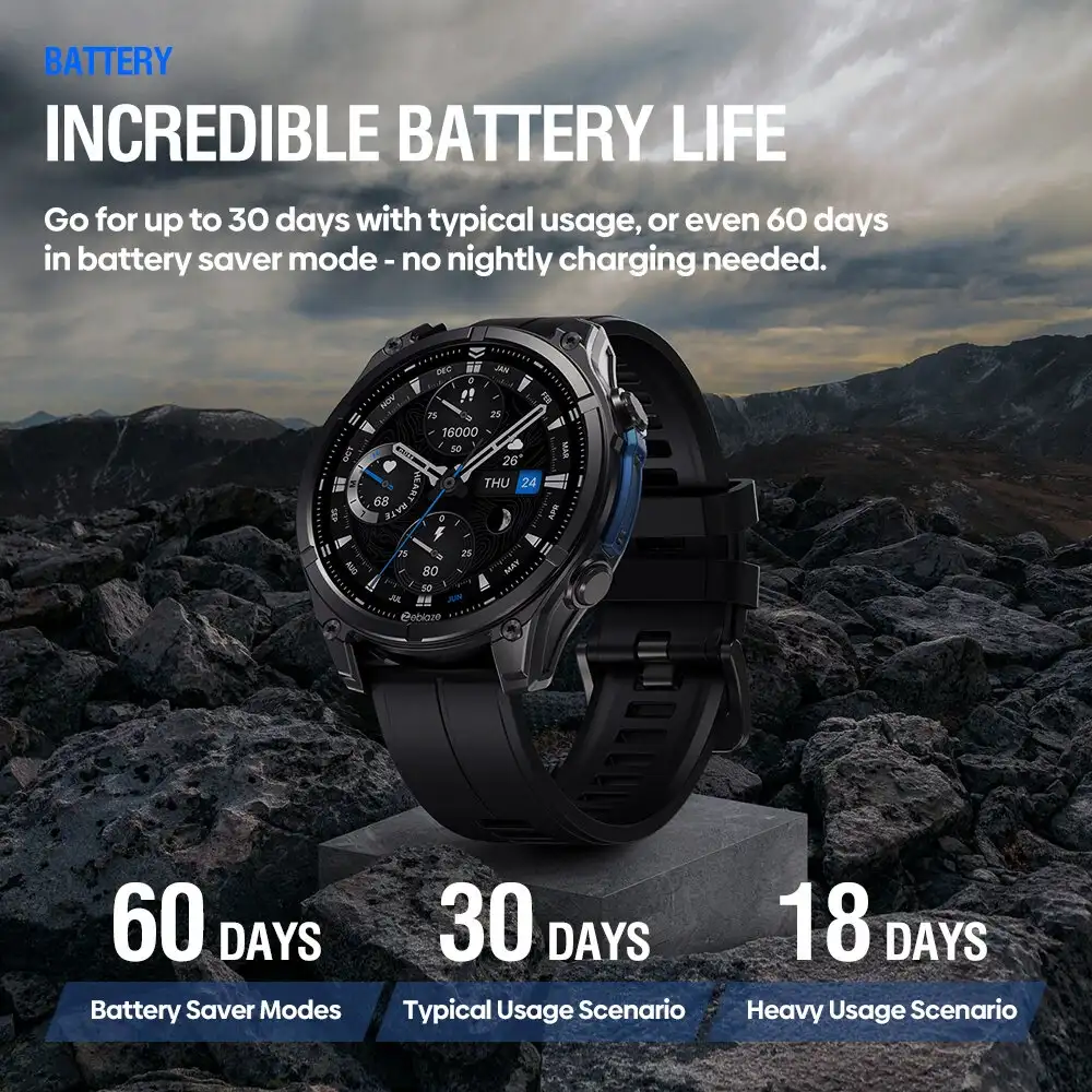 Zeblaze Vibe 8 Rugged Smartwatch