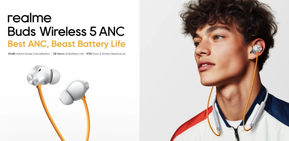 Realme Buds Wireless 5 ANC Neckband