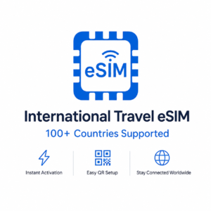 International Travel eSIM – 100+ Countries Supported