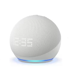Echo Dot with Clock Smart Speaker and Alexa (5th Gen)