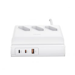 USAMS US-CC160 P1 65W 6 In 1 Fast Charging USB Extension Socket